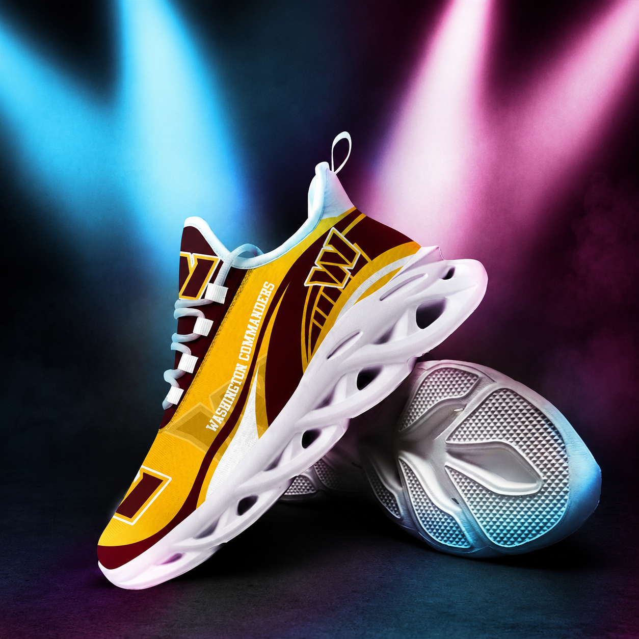 Limited Edition – Customized NFL Washington Commanders Unisex Max Soul Shoes