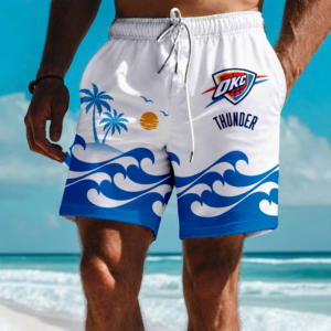 Limited Edition – Customized NBA Oklahoma City Thunder Short Pants