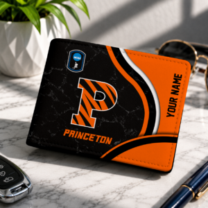 Limited Edition – Customized NCAA Princeton Tigers Leather Wallet