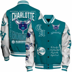 Limited Edition – Customized NBA Charlotte Hornets Baseball Jacket, Varsity Jacket