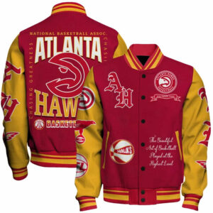 Limited Edition – Customized NBA Atlanta Hawks Baseball Jacket, Varsity Jacket