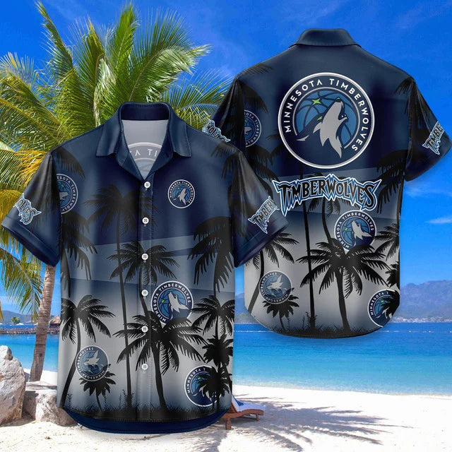 Limited Edition – Customized NBA Minnesota Timberwolves Unisex Hawaiian Shirt & Shorts Set