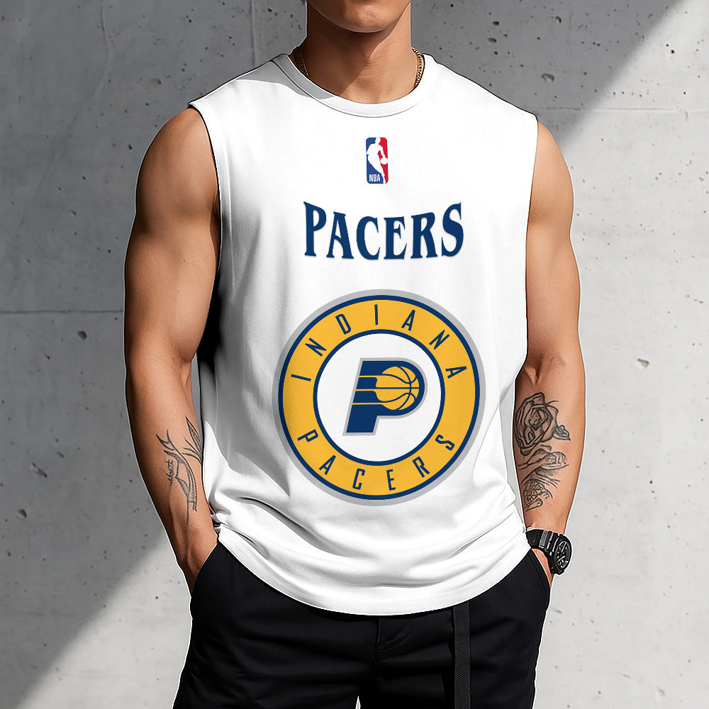 Limited Edition – Customized NBA Indiana Pacers Tanktop & Gym Shirt