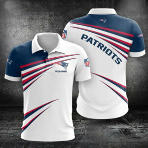 Limited Edition – Customized NFL New England Patriots Polo Shirt & Short Pants Set