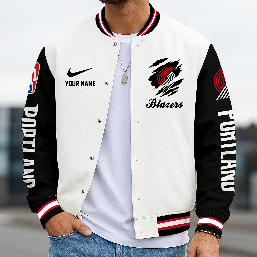 Limited Edition – Customized NBA Portland Trail Blazers Baseball Jacket, Varsity Jacket