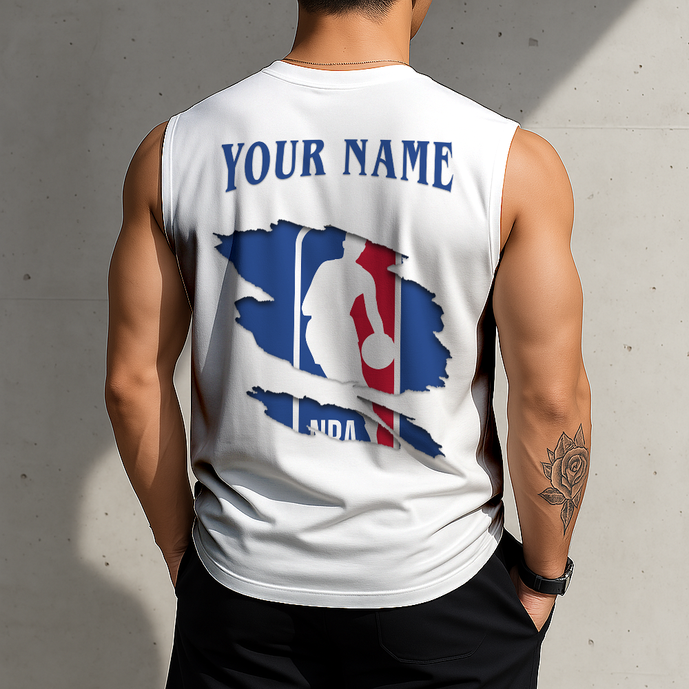 Limited Edition – Customized NBA National Basketball Association Tanktop & Gym Shirt - Image 2