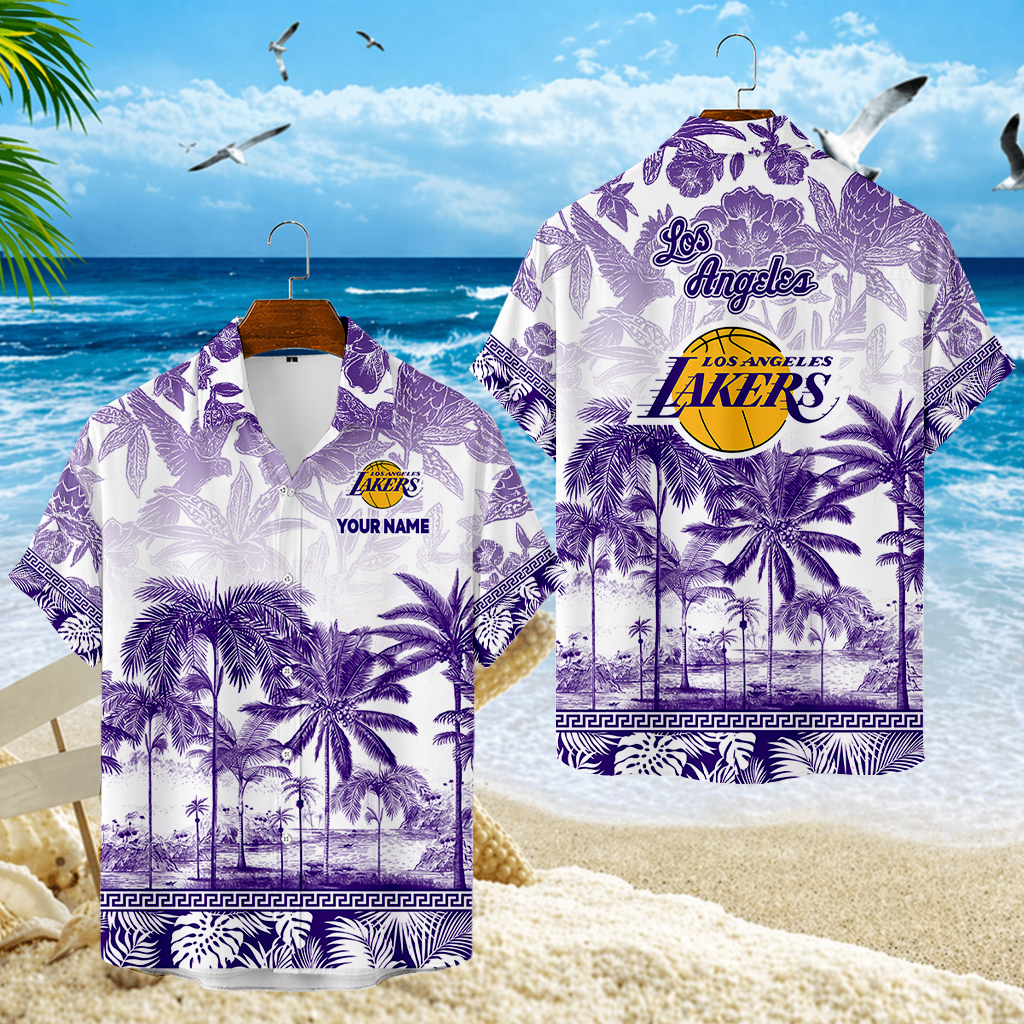 Limited Edition – Customized NBA Los Angeles Lakers Unisex Hawaiian Shirt