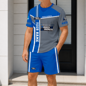Limited Edition – Customized NCAA March Madness T-Shirt & Short Pants Set