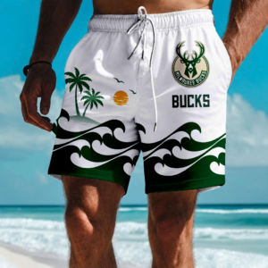 Limited Edition – Customized NBA Milwaukee Bucks Short Pants