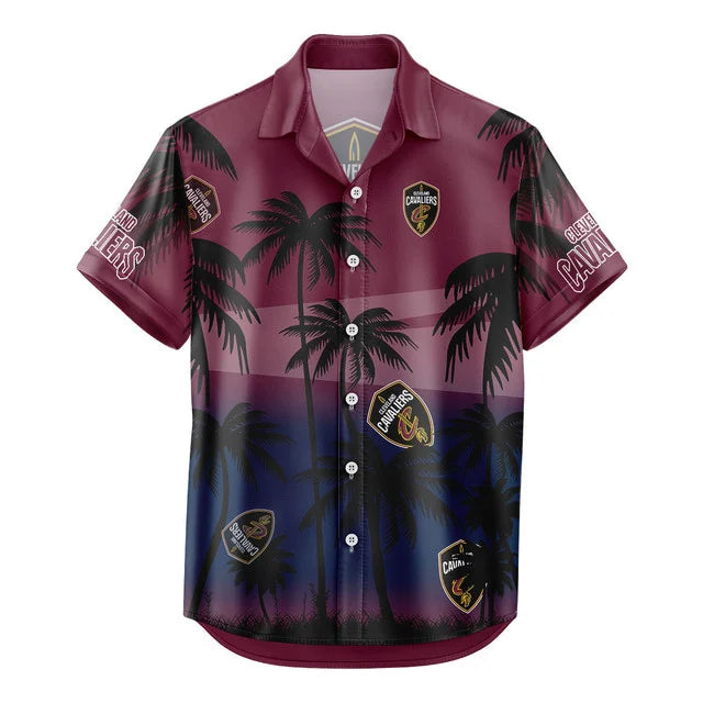 Limited Edition – Customized NBA Cleveland Cavaliers Unisex Hawaiian Shirt & Shorts Set - Image 3