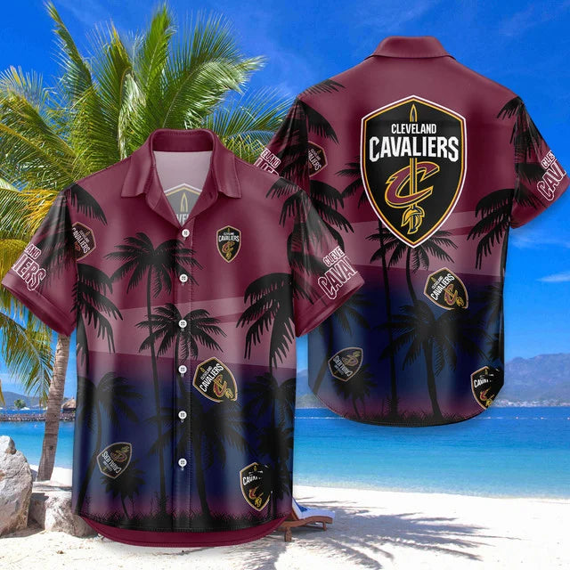 Limited Edition – Customized NBA Cleveland Cavaliers Unisex Hawaiian Shirt & Shorts Set