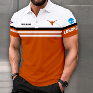 Limited Edition – Customized NCAA Texas Longhorns Polo Shirt