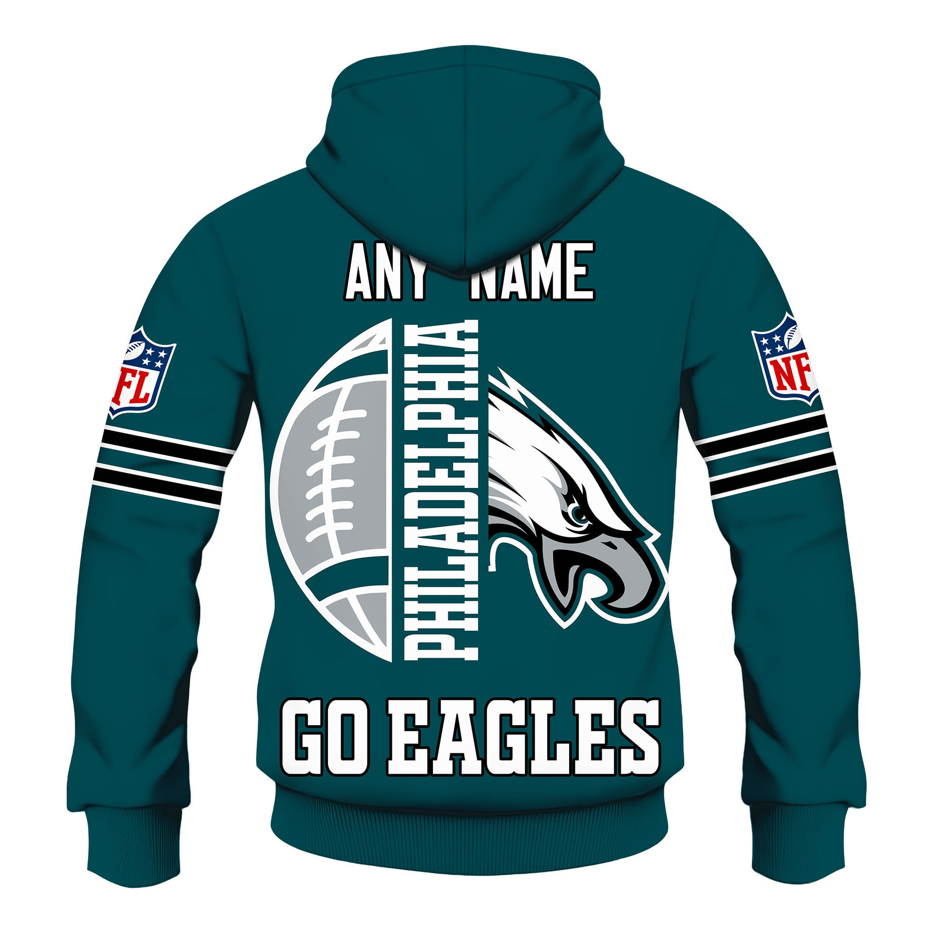 Limited Edition – Customized NFL Philadelphia Eagles Hoodie, Zip Hoodie - Image 2