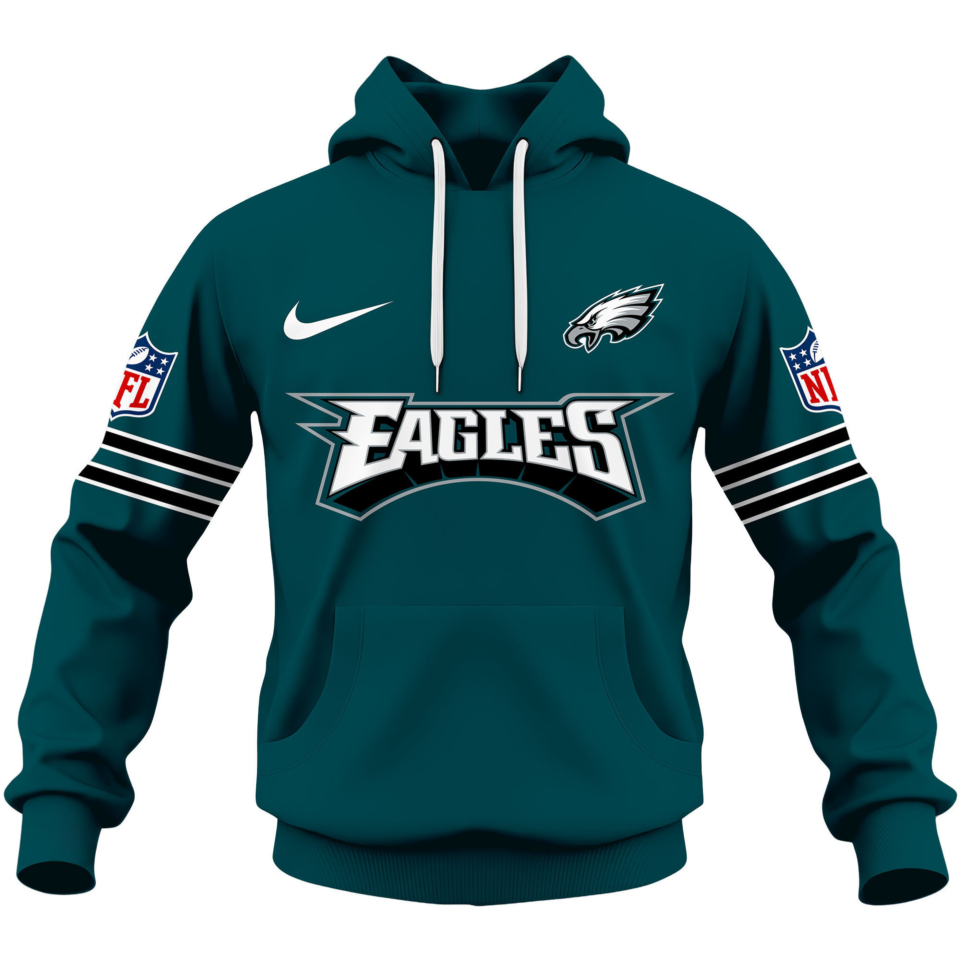 Limited Edition – Customized NFL Philadelphia Eagles Hoodie, Zip Hoodie - Image 3