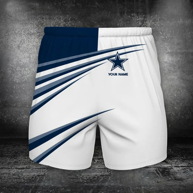Limited Edition – Customized NFL Dallas Cowboys Polo Shirt & Short Pants Set - Image 2