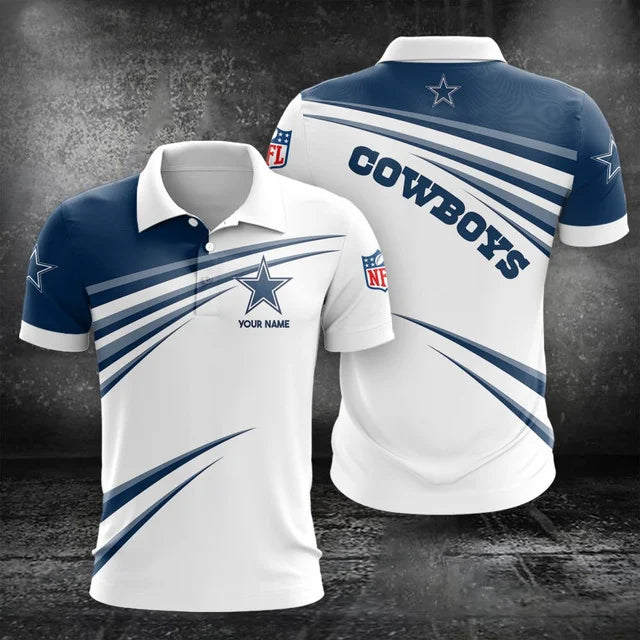 Limited Edition – Customized NFL Dallas Cowboys Polo Shirt & Short Pants Set