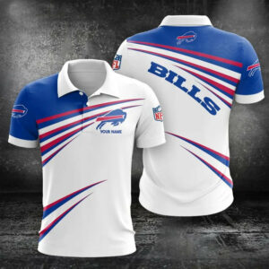 Limited Edition – Customized NFL Buffalo Bills Polo Shirt & Short Pants Set
