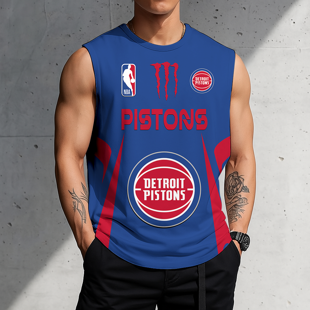 Limited Edition – Customized NBA Detroit Pistons Men’s Gym Shirt