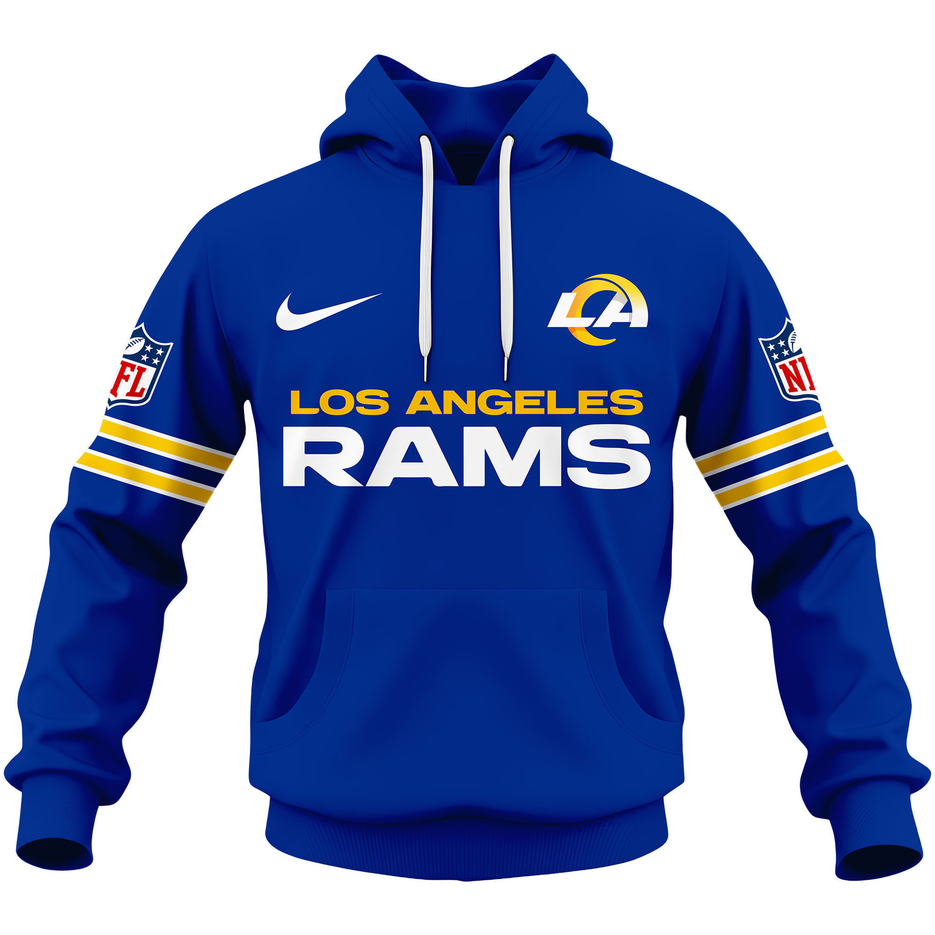 Limited Edition – Customized NFL Los Angeles Rams Hoodie, Zip Hoodie - Image 2