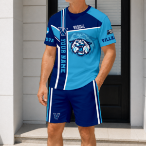 Limited Edition – Customized NCAA Villanova Wildcats T-Shirt & Short Pants Set