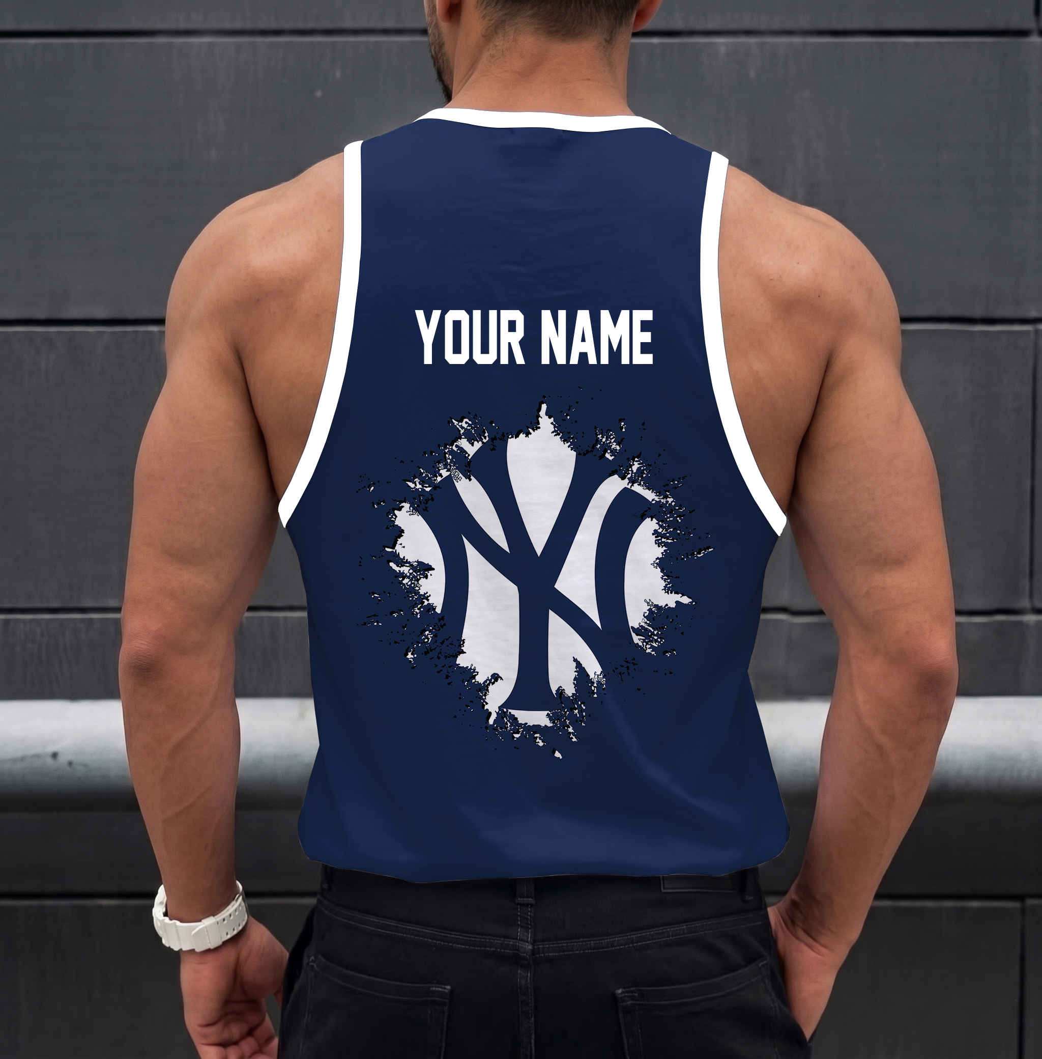 Limited Edition – Customized MLB New York Yankees Unisex Tank Top - Image 2