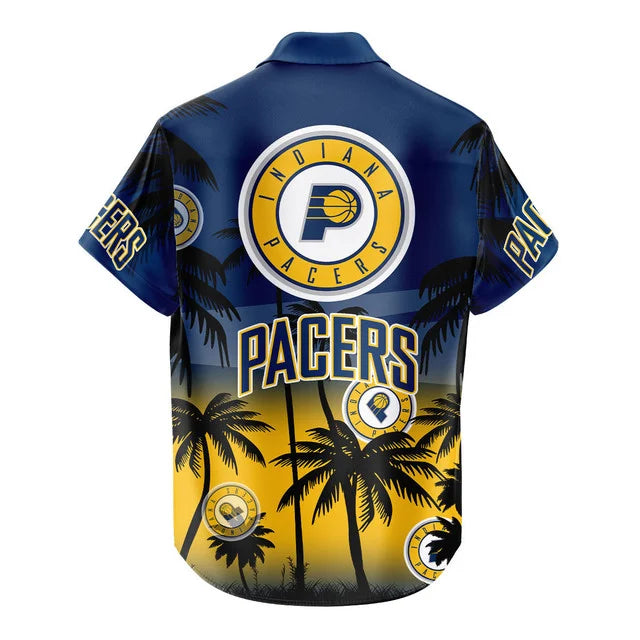 Limited Edition – Customized NBA Indiana Pacers Unisex Hawaiian Shirt & Shorts Set - Image 4