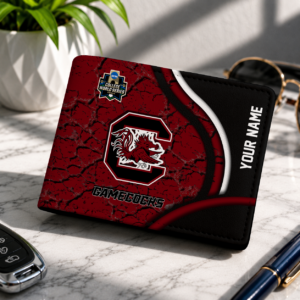 Limited Edition – Customized NCAA South Carolina Gamecocks Leather Wallet