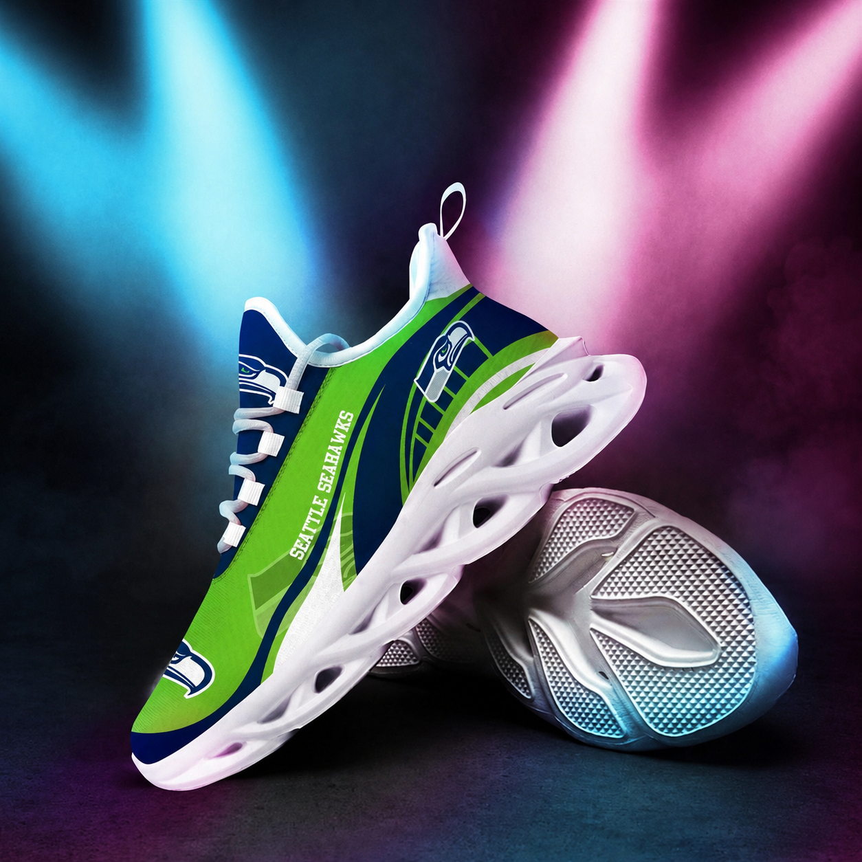 Limited Edition – Customized NFL Seattle Seahawks Unisex Max Soul Shoes