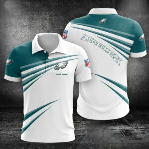 Limited Edition – Customized NFL Philadelphia Eagles Polo Shirt & Short Pants Set