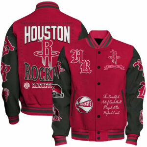 Limited Edition – Customized NBA Houston Rockets Baseball Jacket, Varsity Jacket