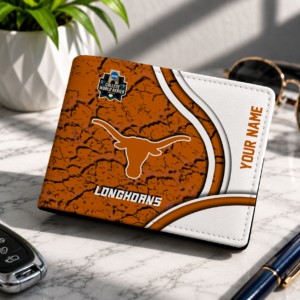 Limited Edition – Customized NCAA Texas Longhorns Leather Wallet