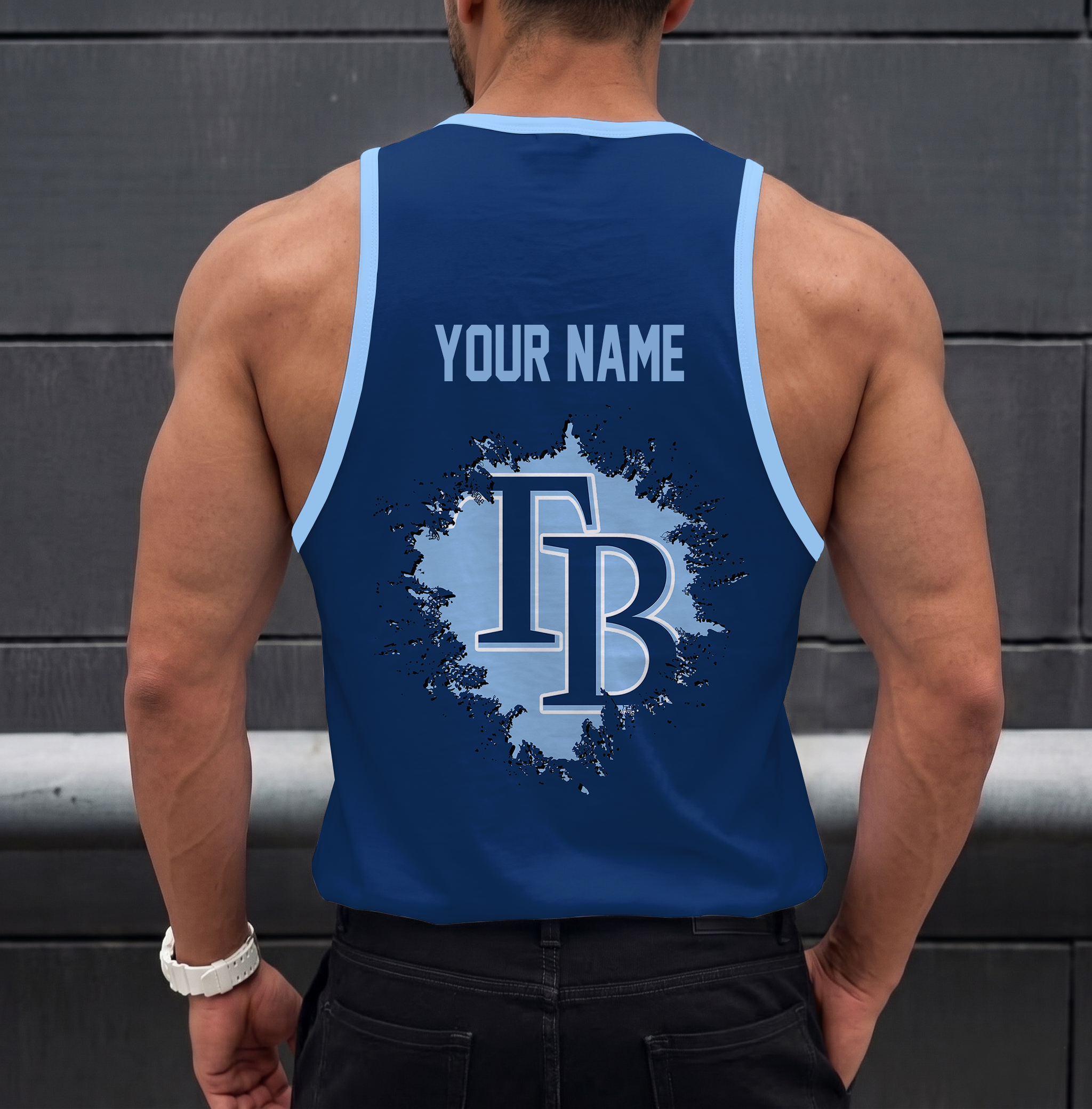 Limited Edition – Customized MLB Tampa Bay Rays Unisex Tank Top - Image 2