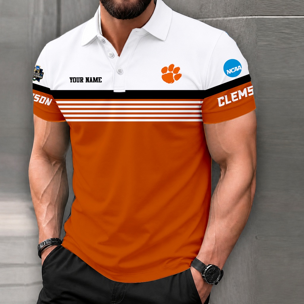 Limited Edition – Customized NCAA Clemson Tigers Polo Shirt