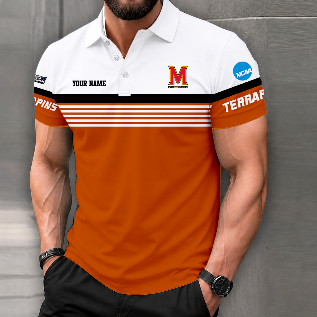 Limited Edition – Customized NCAA Maryland Terrapins Polo Shirt - Image 5
