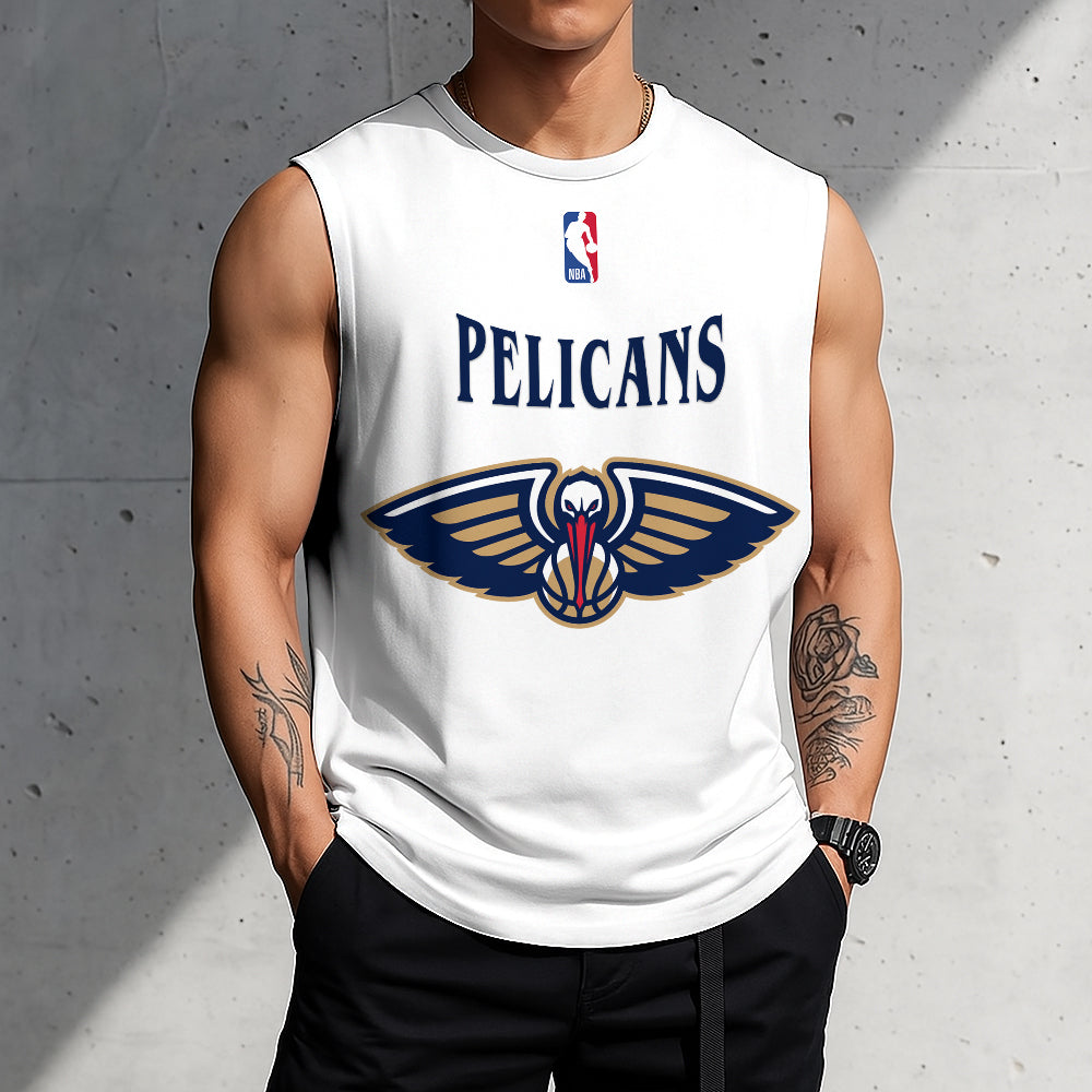 Limited Edition – Customized NBA New Orleans Pelicans Tanktop & Gym Shirt