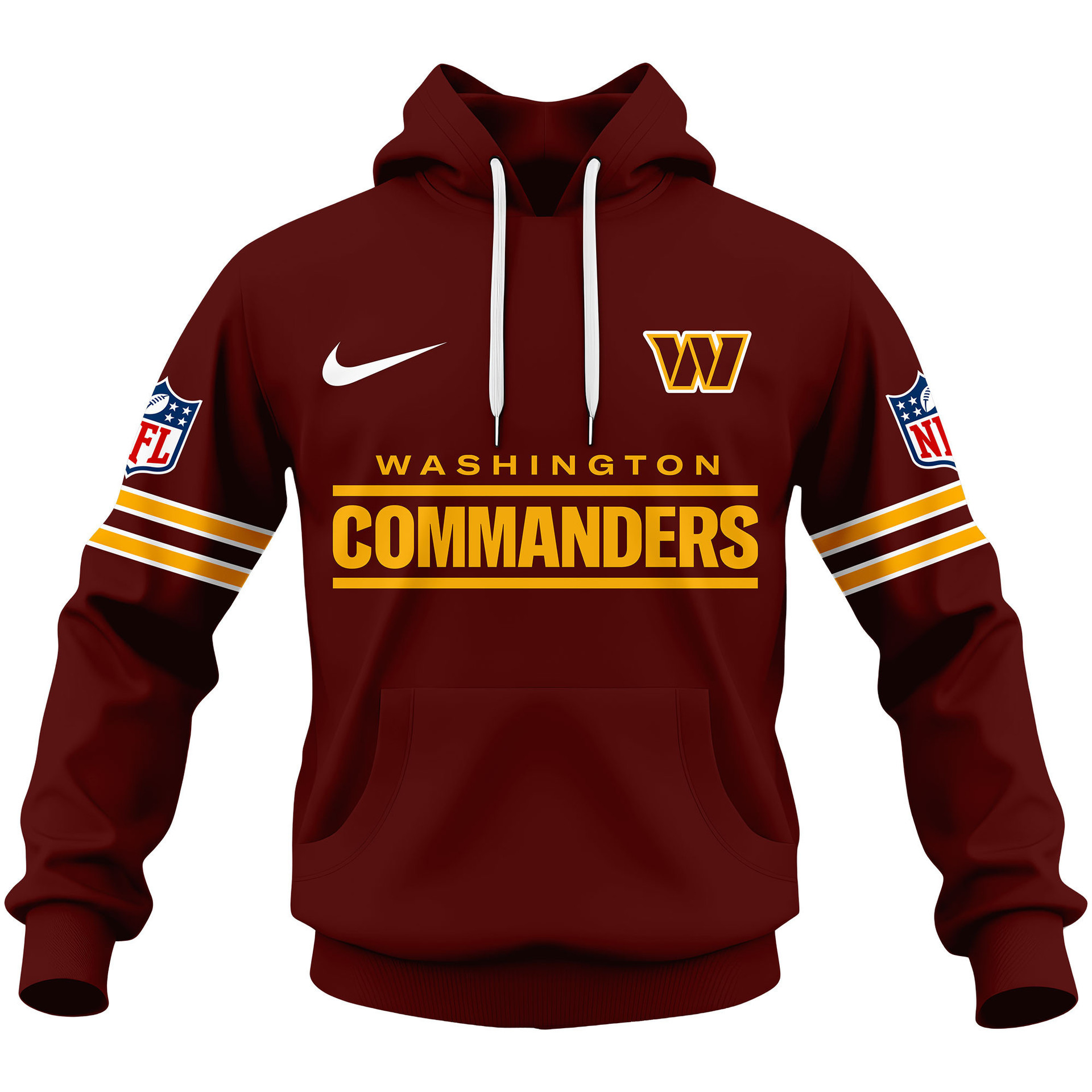 Limited Edition – Customized NFL Washington Commanders Hoodie, Zip Hoodie - Image 2