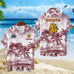 Limited Edition – New Customized NCAA Minnesota Duluth Bulldogs Unisex Hawaiian Shirt