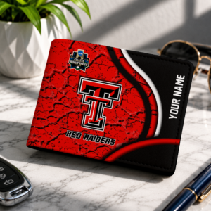 Limited Edition – Customized NCAA Texas Tech Red Raiders Leather Wallet