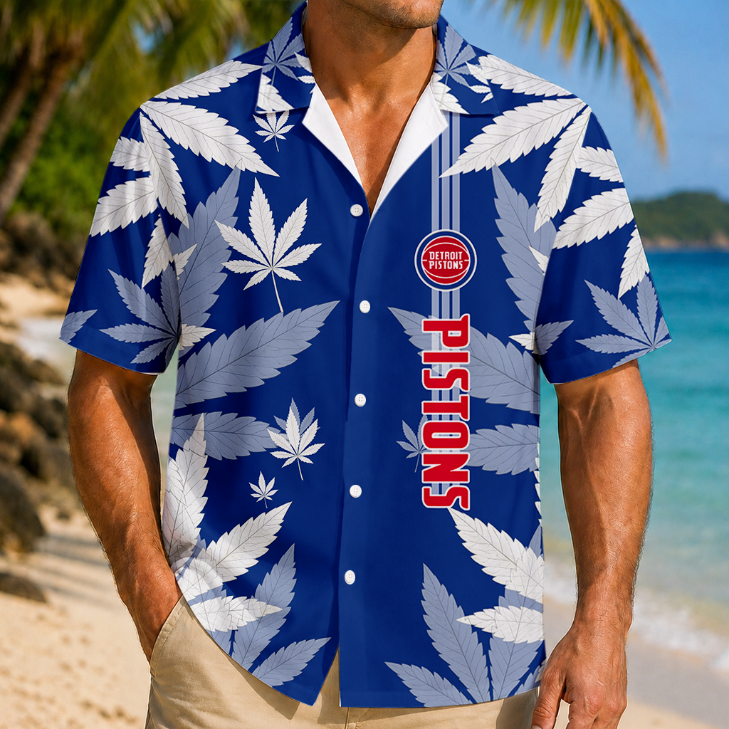 Limited Edition – Customized NBA Detroit Pistons Unisex Hawaiian Shirt