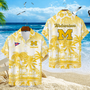 Limited Edition – Customized NCAA Michigan Wolverines Unisex Hawaiian Shirt