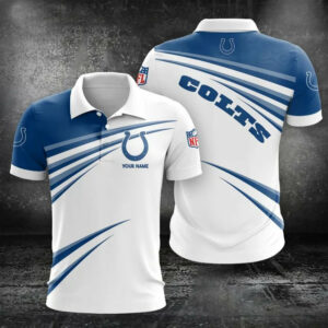 Limited Edition – Customized NFL Indianapolis Colts Polo Shirt & Short Pants Set