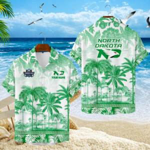 Limited Edition – New Customized NCAA North Dakota Fighting Hawks Unisex Hawaiian Shirt