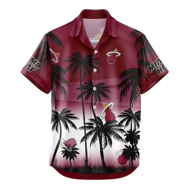 Limited Edition – Customized NBA MiaMiami Heat Unisex Hawaiian Shirt & Shorts Set - Image 3