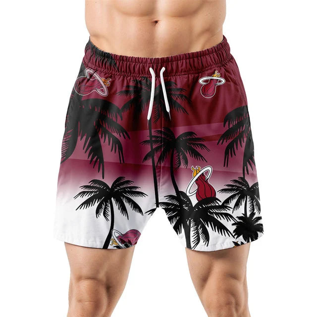 Limited Edition – Customized NBA MiaMiami Heat Unisex Hawaiian Shirt & Shorts Set - Image 5
