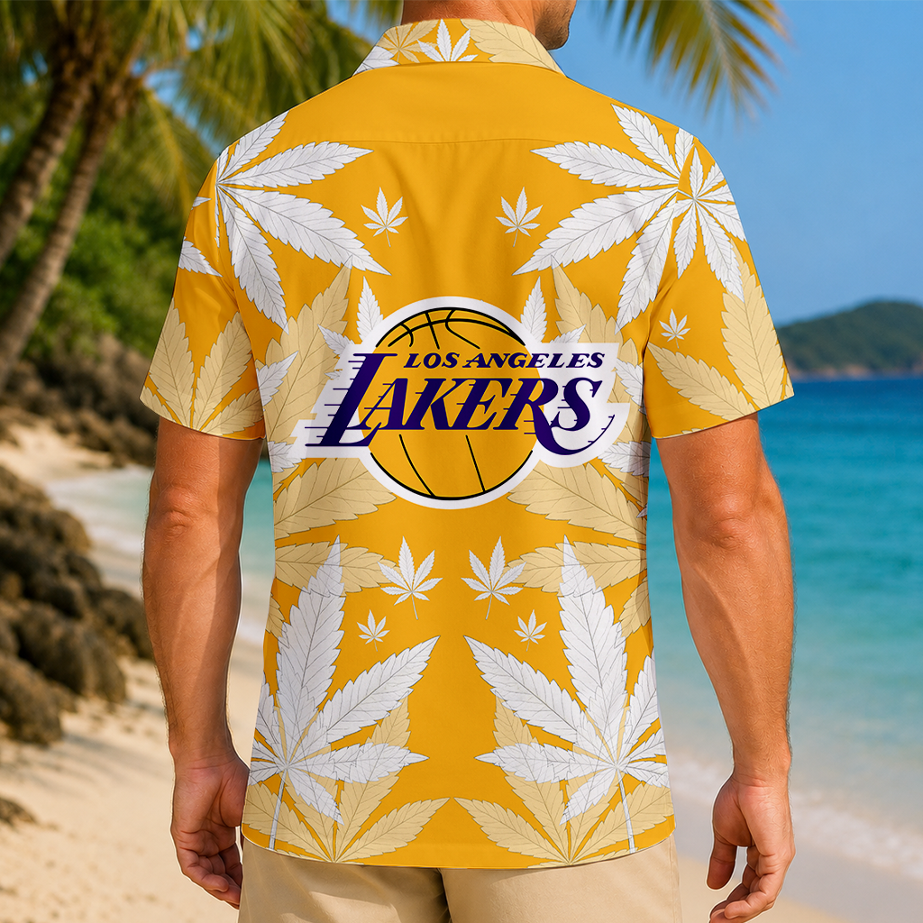 Limited Edition – Customized NBA Los Angeles Lakers Unisex Hawaiian Shirt - Image 2