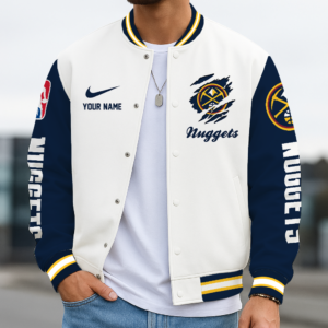 Limited Edition – Customized NBA Denver Nuggets Baseball Jacket, Varsity Jacket