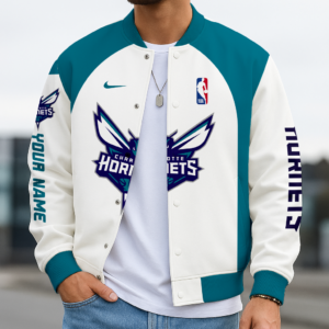 Limited Edition – Customized NBA Charlotte Hornets Baseball Jacket, Varsity Jacket