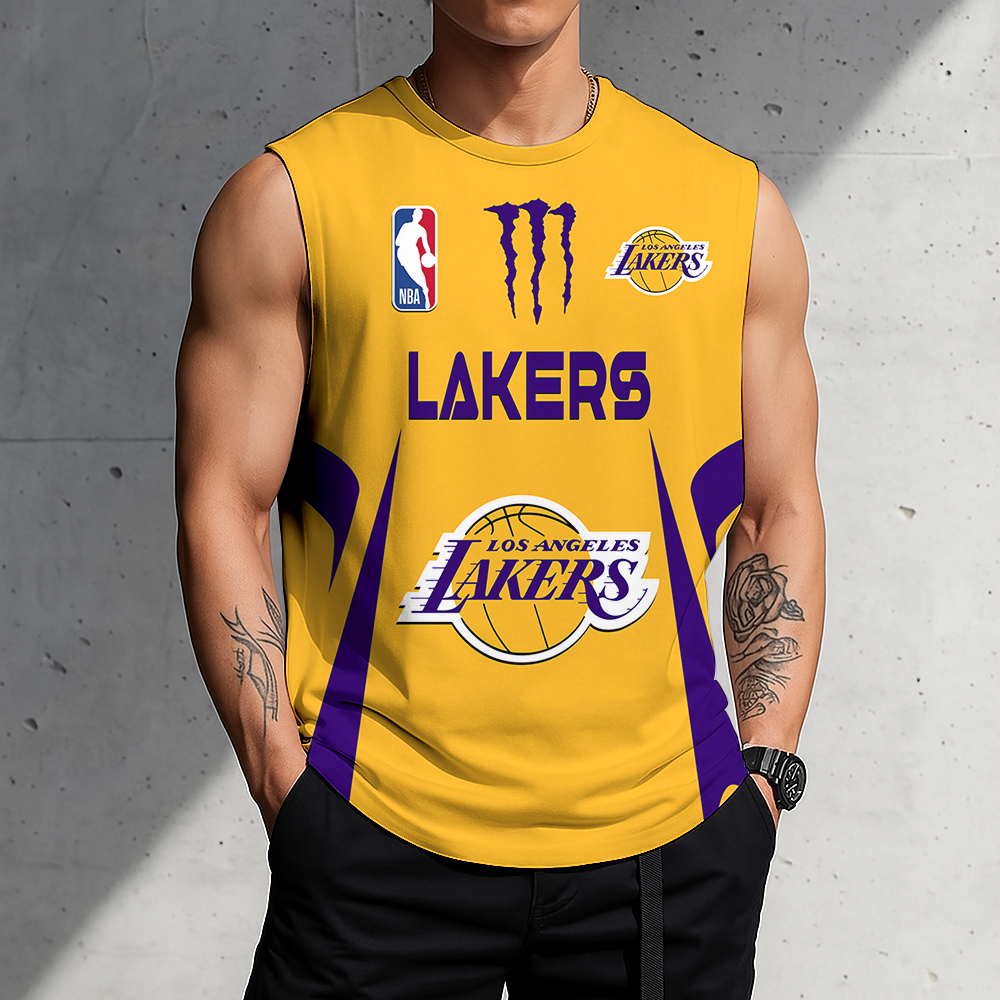 Limited Edition – Customized NBA Los Angeles Lakers Men’s Gym Shirt