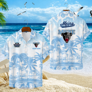 Limited Edition – New Customized NCAA Maine Black Bears Unisex Hawaiian Shirt