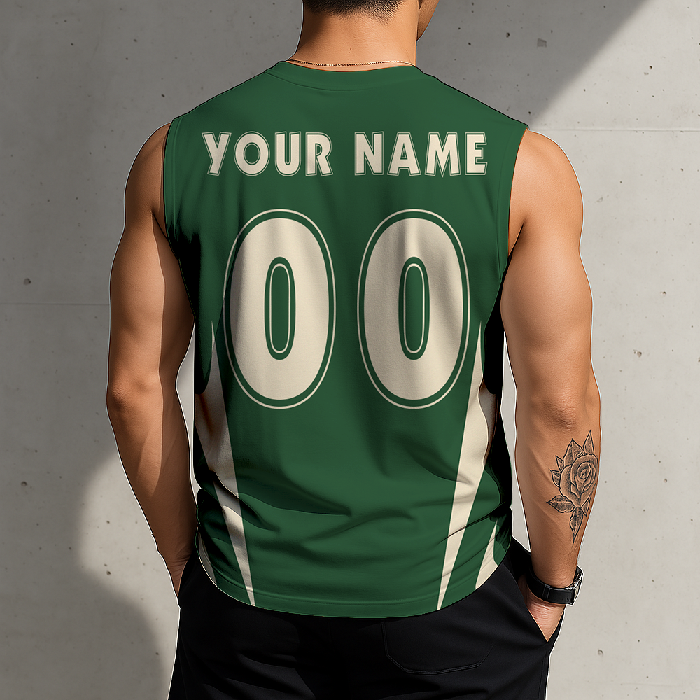 Limited Edition – Customized NBA Milwaukee Bucks Men’s Gym Shirt - Image 2